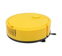 ASHATA Aspirador Robot, Mini Robot Aspirador, Robot de Barrido Inteligente con Carga USB Multifuncional, Limpieza Diaria, para Alfombras de Azulejos de Pisos de Madera (Amarillo)