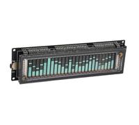 ASHATA Audio Spectrum Analyzer, Visualizador de Audio de 32Hz a 20kHz con Pantalla VFD, AGC Avanzado y Visualización, Medidor de Nivel de Sonido Trainsinghtness Ajustable