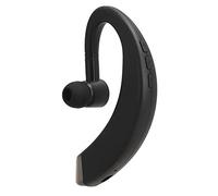 ASHATA Auricular Bluetooth, Auricular Bluetooth con Gancho para la Oreja, Auricular inalámbrico con Sonido estéreo de Alta fidelidad, 300 Horas de Espera para Negocios, conducción, Deportes(Negro)