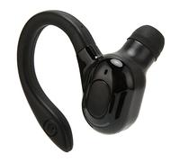 ASHATA Auricular Bluetooth, Estéreo IPX4 Auricular Bluetooth Inalámbrico a Prueba de Agua Carga USB Auricular Inalámbrico de un Oído para Correr Conducir Negro