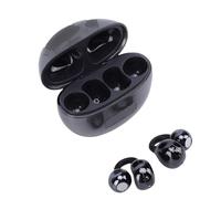 ASHATA Auriculares Bluetooth con Clip para la Oreja, Auriculares con Clip Inalámbricos Bluetooth con Micrófono con Cancelación de Ruido, Reproducción de 6 a 8 Horas, Control Táctil, (Black)