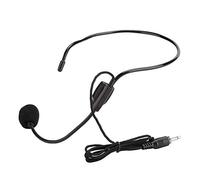 ASHATA Auriculares de micrófono, 3Pcs 3.5 mm Tornillo Enchufe de Cabeza con Cable Micrófono de Condensador Auriculares Micrófono, para Lectura, enseñanza, discurso, Guía de Compras Guideretc