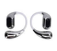 ASHATA Auriculares de Traducción AI, Auriculares de Traducción Bidireccionales Bluetooth Compatibles con Más de 144 Idiomas, Auriculares con Sonido Estéreo de Alta Fidelidad con 4 Modos (plata blanca)