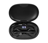 ASHATA Auriculares de Traducción de IA 5.3 Dispositivo Traductor en Tiempo Real 133 Idiomas con Aplicación para el Aprendizaje de Negocios de Viajes (Black)
