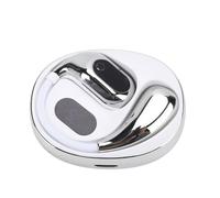 ASHATA Auriculares de Traducción de IA en Tiempo Real, Auriculares con Orejas Abiertas de Bluetooth Hook, 80 Modos de Traducción de Idiomas y 4 Modos de Traducción, Tiempo de Juego, (Plata Blanca)