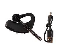 ASHATA Auriculares inalámbricos de negocios, auriculares ajustables de 180 grados, cancelación de ruido, batería de larga duración para conducción de oficina, compatible con teléfonos celulares,