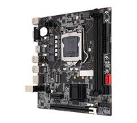 ASHATA B75 LGA 1155 Placa Base para Juegos, Micro ATX Computer Placboards, 2x8GB DDR3 Memoria M.2 NVME NGFF ATA3.0 PCI E para Core I3 I5 I7 para Xeon E3 V2 para Pentium