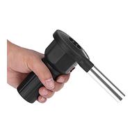 ASHATA - Barbacoa portátil con ventilador de mano, portátil, funciona con pilas, ventilador de aire para camping, picnic, barbacoa de carbón