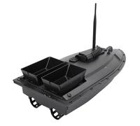 ASHATA Barco de Señuelo de Pesca RC de Doble Motor con Rango de Control de 500 M y Cuerpo ABS para Lagos y Piscinas