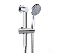 ASHATA Barra Deslizante para Ducha, Soporte para Cabezal de Ducha de Mano Ajustable de Cobre de Primera Calidad, Montado en la Pared, con Ajuste de Altura en ángulo, para Baño