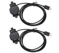 ASHATA Base de Carga para Reloj Inteligente para Magic Band Plus, Cable de Carga Rápida para Reloj Inteligente para Magic Band +, Interfaz Tipo C, Plug and Play, 1 Metro/3,3 Pies (2PCS)