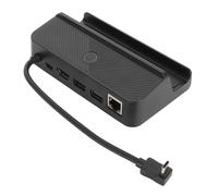 ASHATA Base de conexión para Steam Deck, 5 en 1 para Steam Deck para ROG Ally Dock con para HDMI 2.0 4K@60Hz Gigabit Ethernet 2xUSB 2.0 1000Mbps RJ45 PD 100W USB C Puerto de Carga