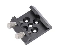 ASHATA Base de Muescas de Montaje de Alcance Universal del Buscador, Aluminio de Aluminio Telescopio Soporte de Montaje de Montaje para el Alcance del Buscador, con Orificio de Rosca