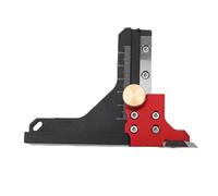 ASHATA Bloque de Configuración de Sierra de Mesa, Broca Enrutadora, Medidor de, Medidor de Profundidad de Sierra de Mesa con Aleación de Aluminio Mecanizada CNC para Herramientas de