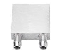 ASHATA Bloque de Refrigeración de Agua de Aluminio,Sistema de Disipación de Calor para PC, Ordenador, CPU,para Refrigeración por Agua Líquida de Portátil(40 * 40 * 12 mm)
