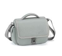 ASHATA Bolsa de de Cámara, Caja de Cámara Impermeable con Divisores Ajustables, Partición Desmontable de Acceso Rápido Portátiles (CN Small Grey (1 Lente de cámara 2))