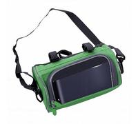ASHATA Bolsa Impermeable para Manillar de Bicicleta con Pantalla Táctil, Bolsa de Almacenamiento de 10L para Ciclismo de Montaña y Desplazamientos Diarios