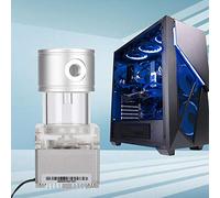 ASHATA Bomba de Enfriamiento de Agua, PUB-FS6MA-14 Kit de Tanque de Bomba de Enfriamiento de Agua Integrado por Computadora 800L/H Flujo Cabezal de 4 Metros,Bomba Agua Integrada