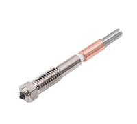 ASHATA Boquilla Bimetálica de Acero Endurecido 2 Piezas para Impresora 3D QIDI Q2 Q2C de Alta Temperatura 370 °C - Extrusión Confiable