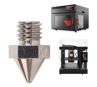 ASHATA Boquilla para Impresora 3D, Punta de AleacióN Endurecida de Alta Resistencia de 0,4 Mm con ConexióN de Garganta sin Costuras para la Serie Raise3D N Pro2 Pro3 E2