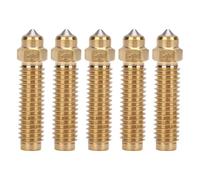 ASHATA Boquillas Bimetálicas, Boquilla para Impresora 3D de Latón y Acero Endurecido M6x25mm 0,2 Mm, para Impresoras 3D y Carbon