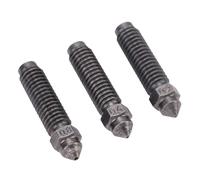 ASHATA Boquillas de 5 Uds para Impresora 3D de Carbono, Acero Endurecido a Alta Temperatura, 0,2 MM, 0,4 MM, 0,8, Resistente Al Desgaste