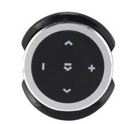 ASHATA Botón Bluetooth Media Remoto, Dirección Ajustable, Controlador de Música Inalámbrica a Prueba de Agua Bluetooth 5.0, Android 4.4, iOS 7, para Moto para Bicicletas de Automóvil