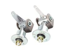 ASHATA Brida de Rodamiento de Buje Delantero de 3 Pernos, 17mm, Reemplazo Directo para Go Kart ATV Quad Bike, Material de Aleación de Acero