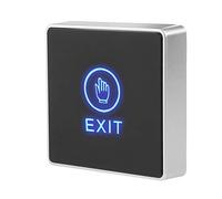 ASHATA C2 Interruptor de Puerta Táctil,Puerta Táctil Salida Botón de Desbloqueo Interruptor Panel con Luz LED para de Control de Acceso de Puerta,Botón De Salida Sensor De Control De Acceso