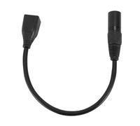 ASHATA Cable Conector de Red XLR Macho a RJ45, Adaptador XLR de 5 Pines a RJ45 para Equipos KTV, 0, de Longitud, Compatibilidad con Ethernet Cat-5