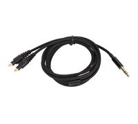 ASHATA Cable de Actualización de Audio de Repuesto de 3,5 Mm, Cable Trenzado de Enchufe Chapado en Oro, Cable de Repuesto para Auriculares ATH MSR7b ATH SR9 ATH ESW990H de 3,9 Pies