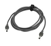 ASHATA Cable de Alimentación CC Satélite 18 AWG IP68 a Prueba de Agua, Cable de Extensión de Fuente de Alimentación CC a para Uso en Interiores y Exteriores, de Repuesto de 3.28 Pies para Receptor
