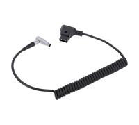 ASHATA Cable de Alimentación D Tap a 0B, Conectores Flexibles Fuente de Alimentación Estable, D Tap a 0B Macho de 2 Pines, Apto para Perno de Unión para Pyxis 6K para Red para Z CAM