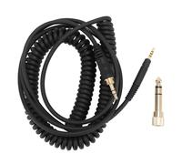 ASHATA Cable de Audio en Espiral para Sennheiser HD598 HD598Cs, Cable Auxiliar de Enchufe Macho de 2,5 Mm a 3,5 Mm y 6,35 Mm para Auriculares Sennheiser HD599 HD569 HD579 HD558 HD518,