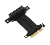 ASHATA Cable de Extensión de Tarjeta Gráfica GPU de Alta Velocidad, Transmisión Estable para Carcasas de PC, ABS Negro (5cm)