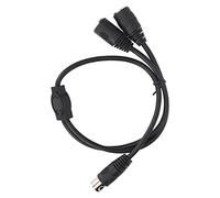 ASHATA Cable de Extensión DIN de 6 Pines, Profesional Estable, Reducción de Distorsión de 1,6 Pies, Cable Divisor DIN Macho a 2 Hembra de 6 Pines para Transmisión