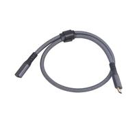 ASHATA Cable de Extensión USB C 3.2 Gen 2, Transferencia de 20 Gbps Video 4K 60Hz Nylon Tejido Tipo C Cable de Extensor para Teléfono (50 cm / 19.69in)