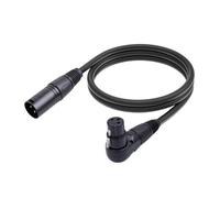 ASHATA Cable de Micrófono XLR, Adaptador de Cable de Extensión de Micrófono XLR, Adaptador de Cable XLR Hembra a XLR Macho Recto de 90 Grados para Sala de Grabación de Altavoces (1,8