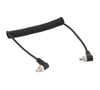 ASHATA Cable de Sincronización de PC de 100 Cm Cable de Flash Macho a Macho con Bloqueo de Tornillo para Conexión de Flash de Cámara, Disparador de de Puerto de PC, Línea de Sincronización para
