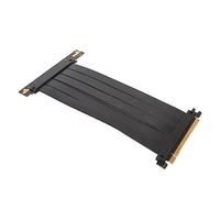 ASHATA Cable Elevador GPU Flexible, Cable Elevador PCIE 4.0 X16, Puerto de Extensión de Tarjeta Extensora Flexible de Alta Velocidad Cable de Extensión GPU de 90 Grados para RTX 4090 (Negro)