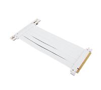 ASHATA Cable Elevador GPU Flexible, Cable Elevador PCIE 4.0 X16, Puerto de Extensión de Tarjeta Extensora Flexible de Alta Velocidad Cable de Extensión GPU de 90 Grados para RTX 4090 (Blanco)