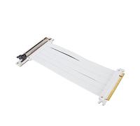 ASHATA Cable Elevador GPU Flexible, Cable Elevador PCIE 4.0 X16, Puerto de Extensión de Tarjeta Extensora Flexible de Alta Velocidad Cable de Extensión GPU de 90 Grados para RTX 4090 (Blanco)