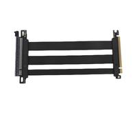 ASHATA Cable Elevador PCIe 4.0, Tarjeta Extensora Flexible PCIe 4.0 X16 de Alta Velocidad, Puerto de Extensión, Adaptador de 180 Grados, Cable de Extensión de GPU para RTX 4090 Ti para