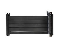 ASHATA Cable Elevador PCIe 4.0 X16, Blindado de Alta Velocidad de Montaje Vertical para Juegos PCI Express Gen4, Cable de Extensión de Tarjeta Gráfica Dual Reverse Ultra Riser Cable