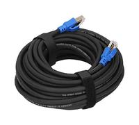 ASHATA Cable Ethernet 40Gbps 2000Mhz Cat8 Cable Chapado en Oro RJ45 Conductor LAN para Servidores Centro de Datos de Computación en la Nube (12 m/39,4 pies)