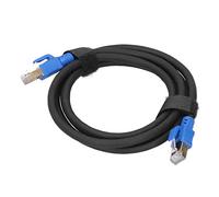 ASHATA Cable Ethernet 40Gbps 2000Mhz Cat8 Cable Chapado en Oro RJ45 Conductor LAN para Servidores Centro de Datos de Computación en la Nube (1,5 m/4,9 pies)