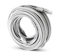 ASHATA Cable Ethernet de red RJ45, Cable Ethernet Cat5 RJ45 Cable CCTV DC 5M / 10M / 15M / 20M 10Mbps / 100Mbps para cámaras IP y NVR (20M)