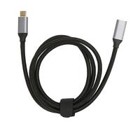 ASHATA Cable USB C de 10 Gbps, Suministro de Energía de 100 W, Cable de Extensión de Vídeo USB C 4K, Controladores de Drones (1m/3,3 pies)
