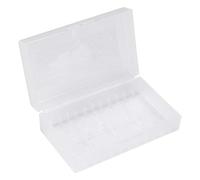 ASHATA Caja de batería 20700/21700, 2 Piezas Caja de batería Impermeable Caja de batería Organizador de batería Caja de batería Transparente Caja de Almacenamiento para baterías 20700/21700