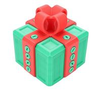 ASHATA Caja de Regalo Molesta, Cajas de Regalo Impresas en 3D, Regalos Divertidos y Atractivos, Caja de de Rompecabezas de Bricolaje, Sorpresa Divertida, de de (Rojo+Verde)